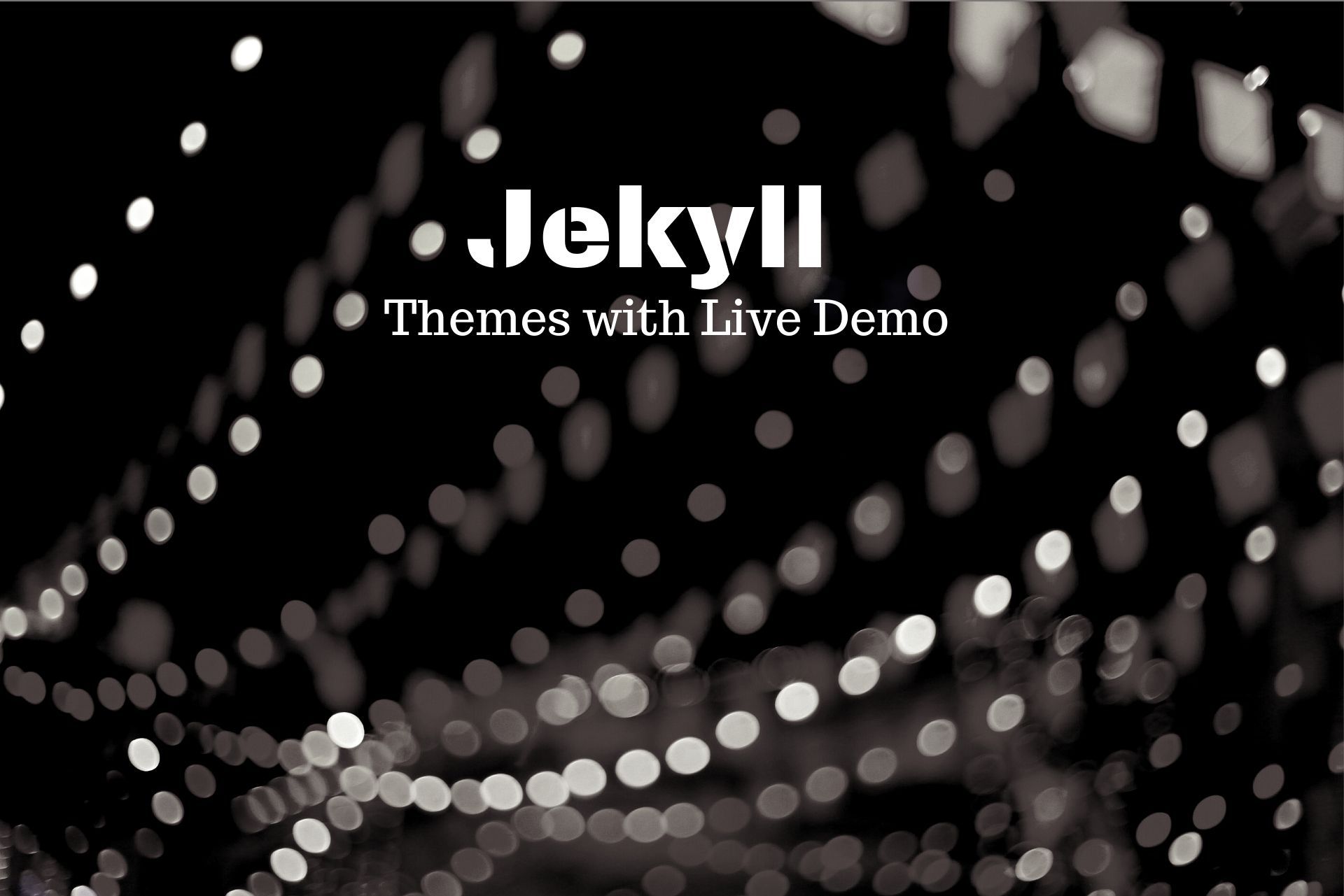A collection of great Jekyll themes